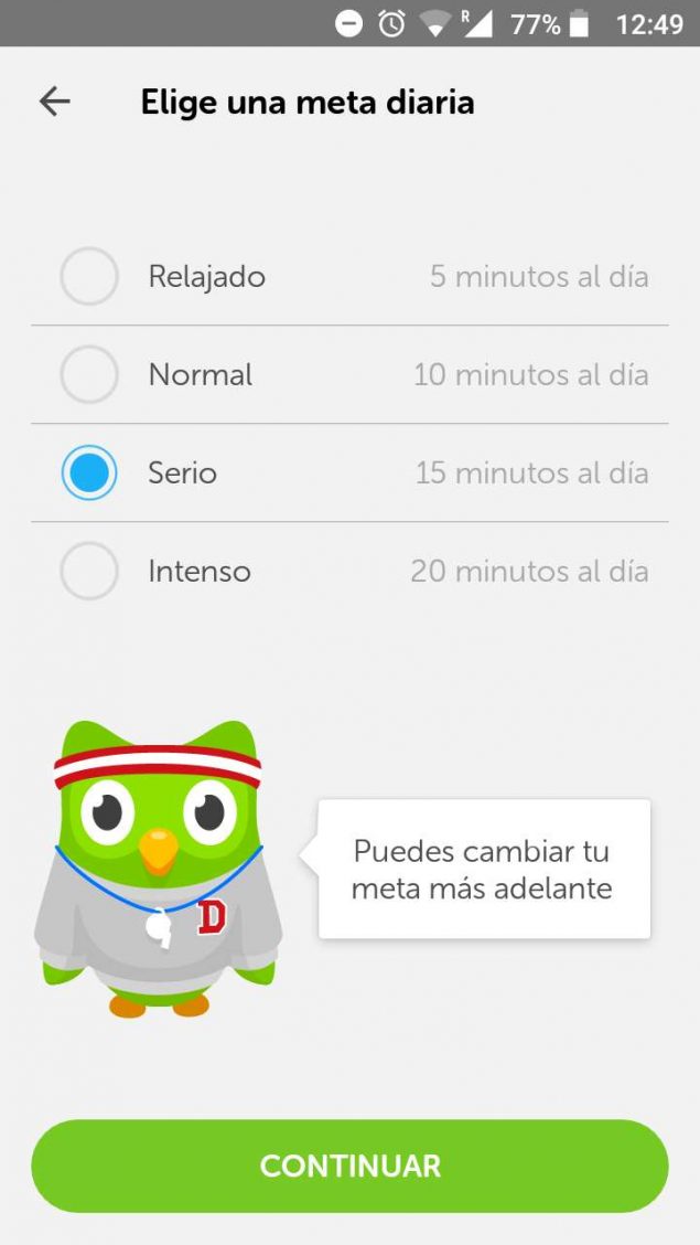 Duolingo App Screenshot