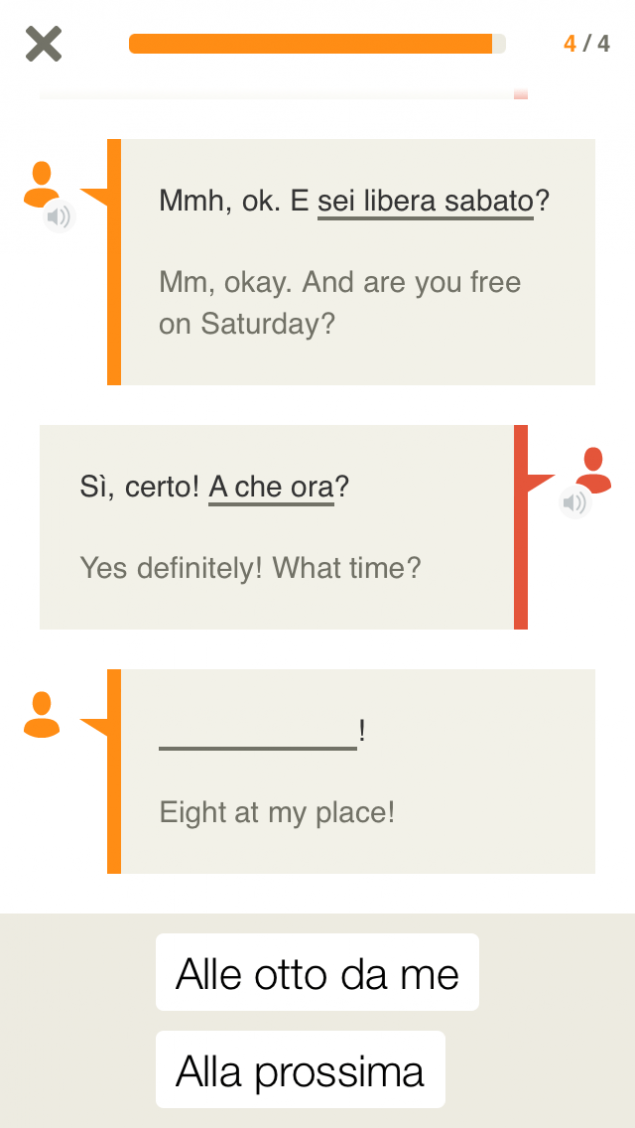 Babbel App Screenshot