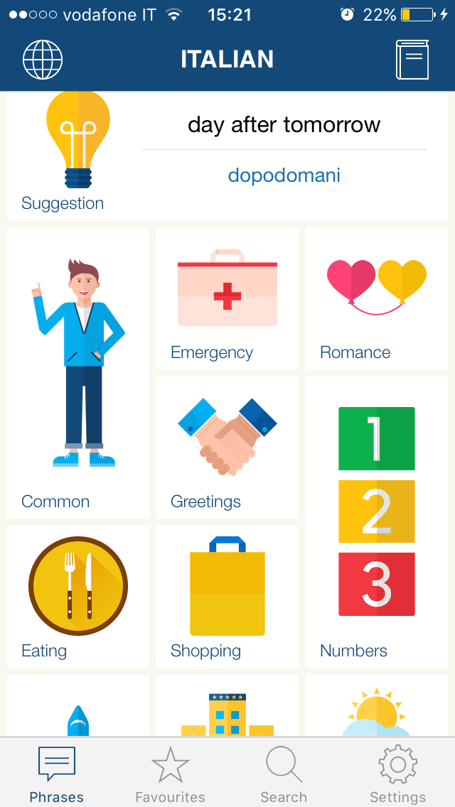 Learn Italian Apps > 12 Best Apps for Learning Italian. Free/Paid